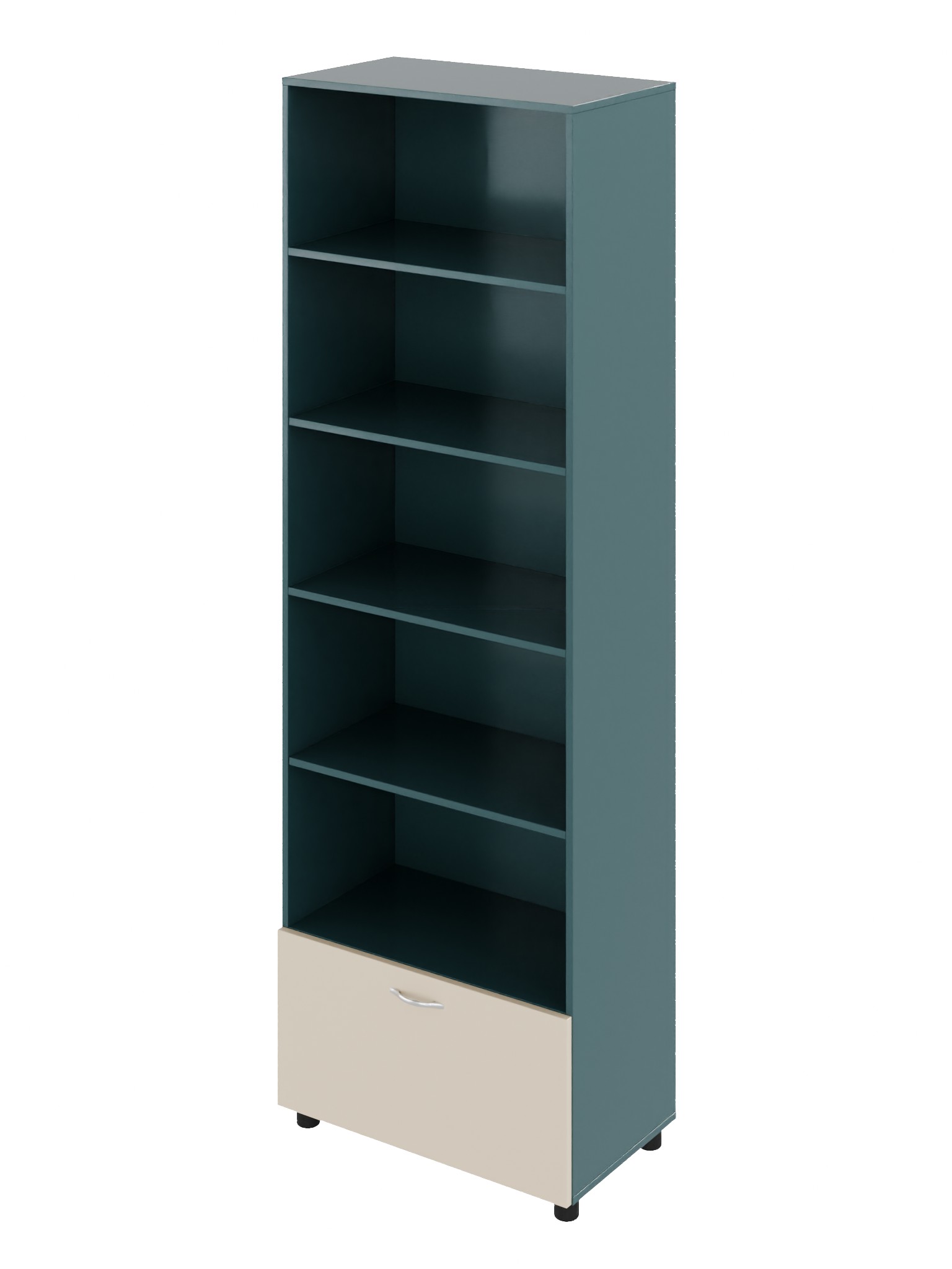 Шафа з полицями та шухлядою Color (7878) 702х416х2228 мм МЕБЛІ ТЕХНОСТИЛЬ